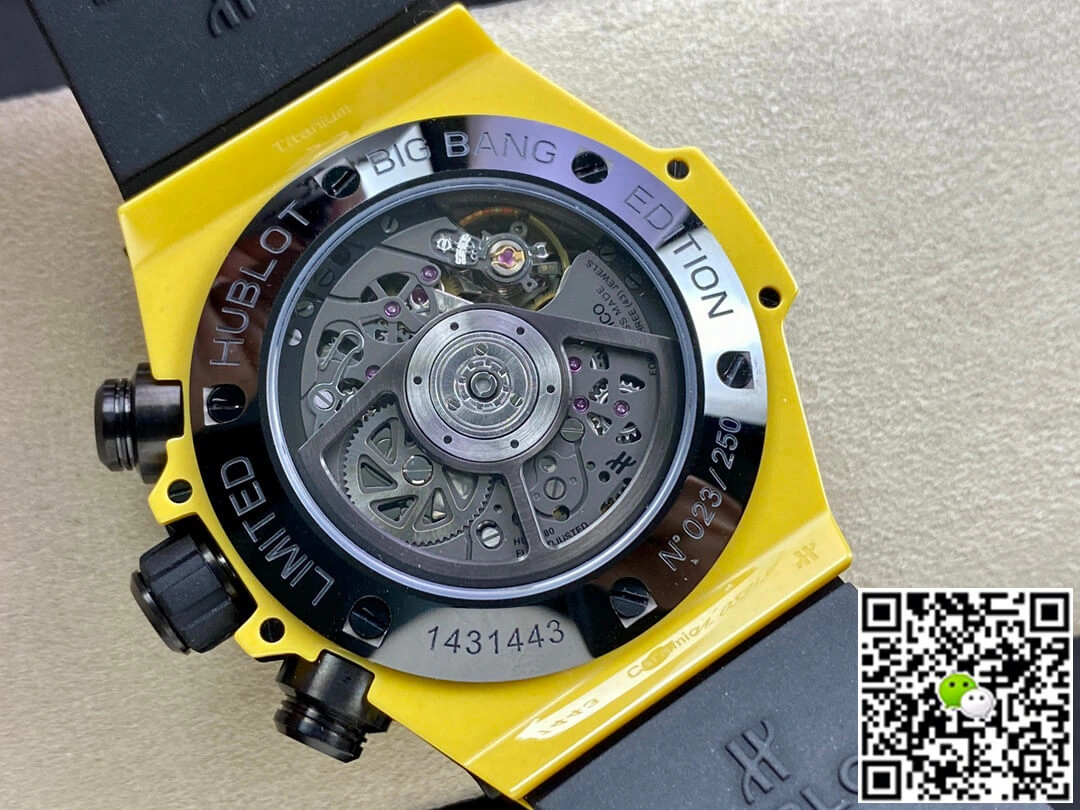 Hublot BIG BANG Unico 441.CY.471Y.RX ZF Factory 1:1 Best Edition Replica Watch Yellow Ceramic Case